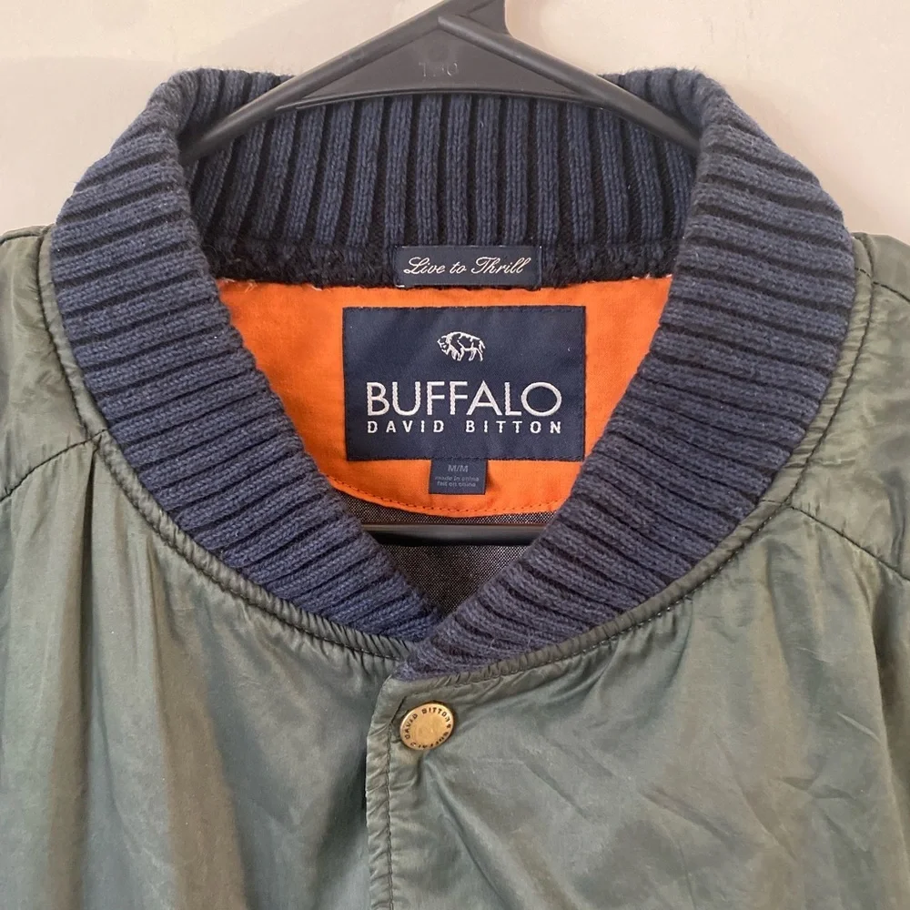 Buffalo David Bitton Mens Varsity Mens Track Jacket Size Medium